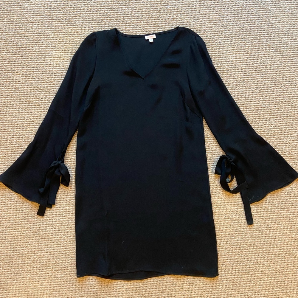 Cuyana Black Long-sleeved Dress